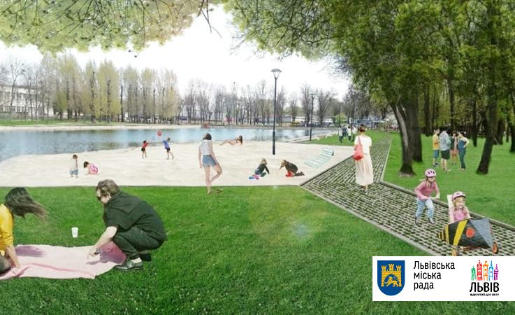 На березі Левандівського озера облаштують міста для відпочинку