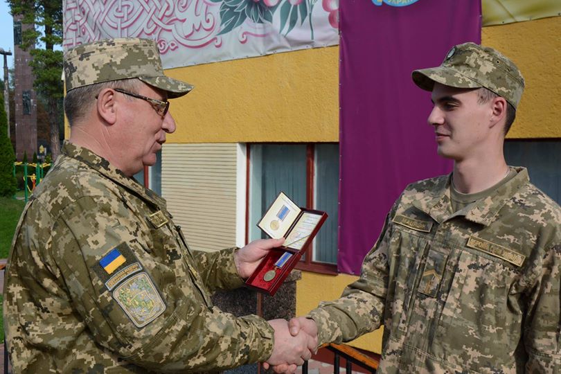 22-річний атовець з Академії сухопутних військ отримав державну нагороду