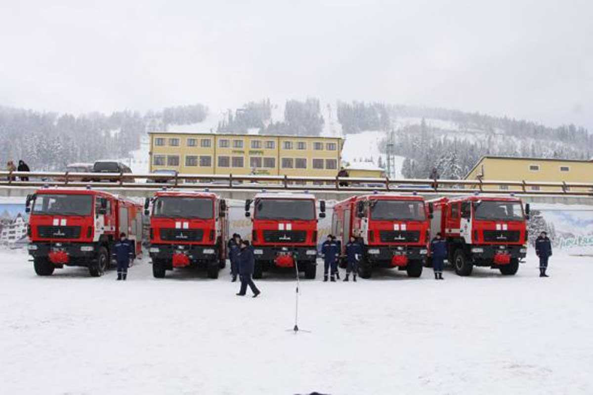 Пожарные Львовской области получили технику