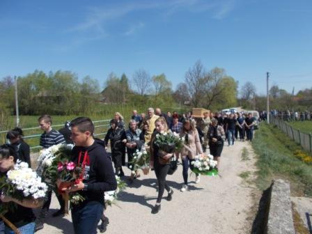 На Дрогобиччине попрощались с участником АТО, погибшем в Польше