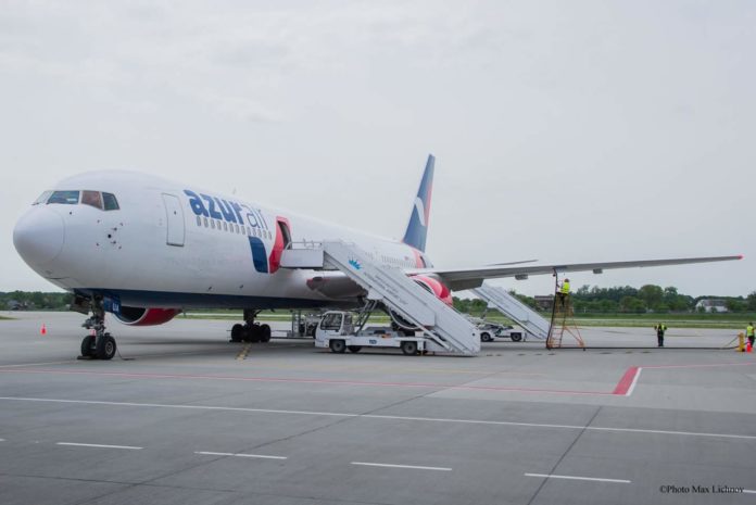 Аеропорт Львів почав обслуговувати чартери на широкофюзеляжних Boeing 767