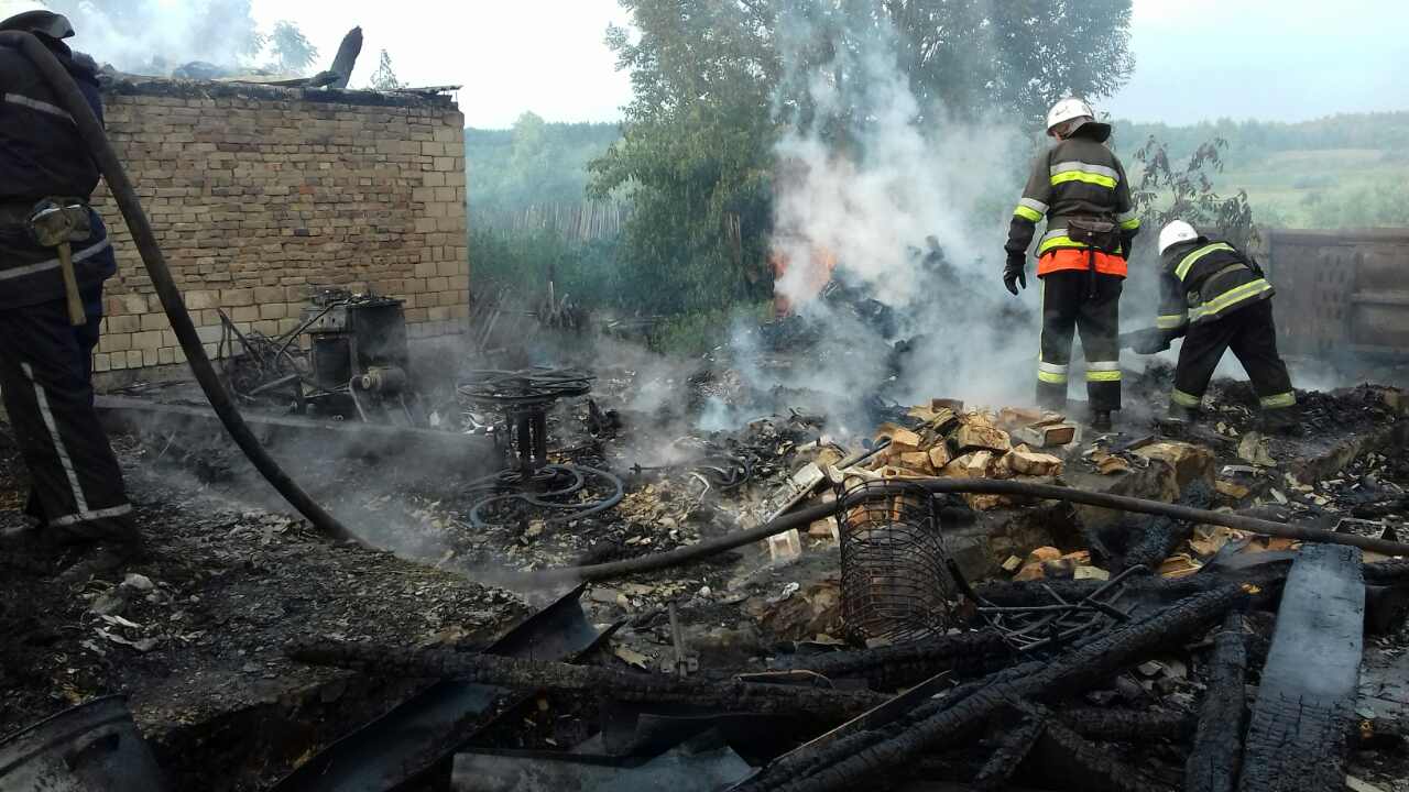 На Львівщині сталася масштабна пожежа (фото)