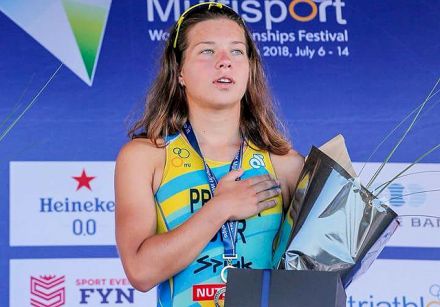 Львів'янка стала чемпіонкою світу з акватлону серед молоді