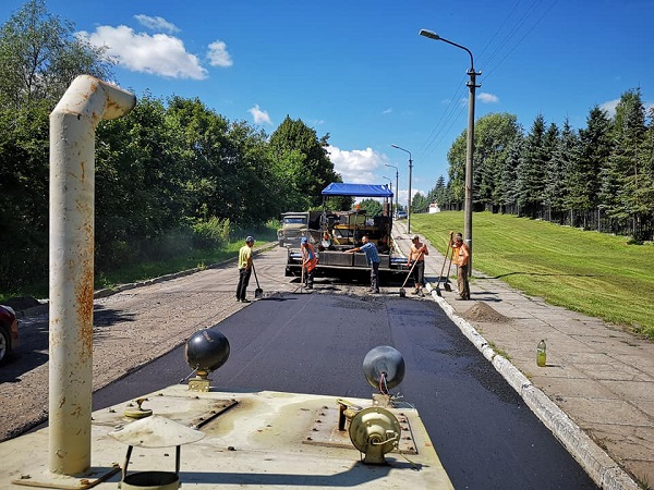 В Трускавце ремонтируют объездную дорогу
