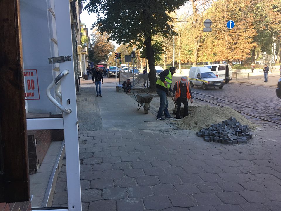 Стало відомо, як виглядатиме тротуар на вулиці Бандери у Львові