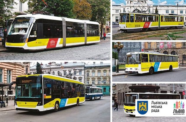 Львовский электротранспорт перекрасят в один цвет