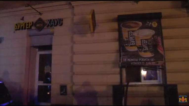 У Львові горіло кафе (відео)