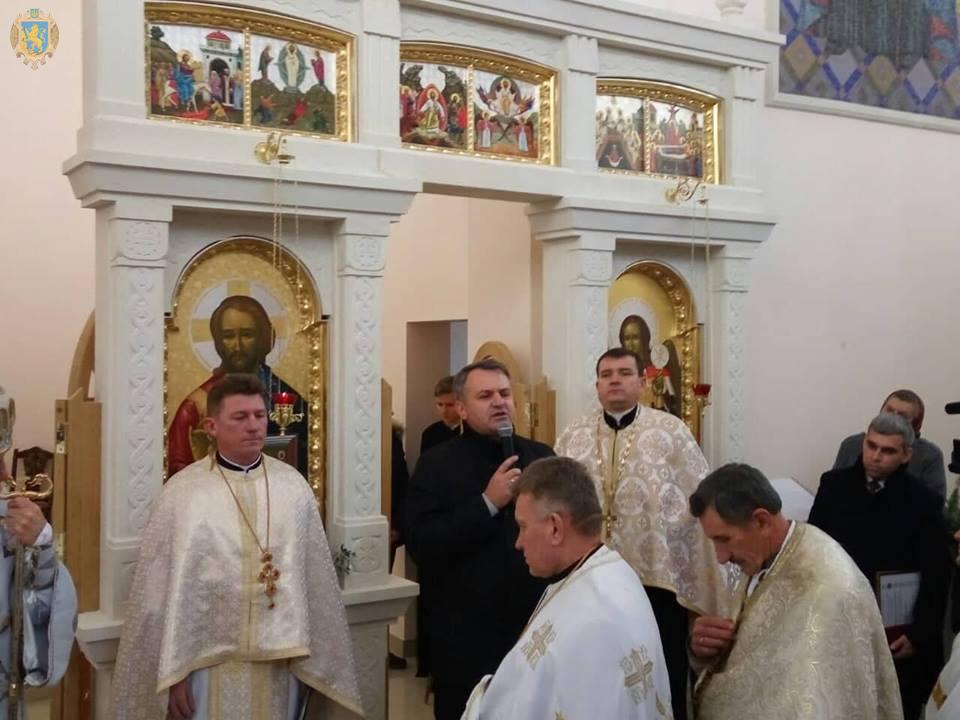 На Львівщині освятили новий храм