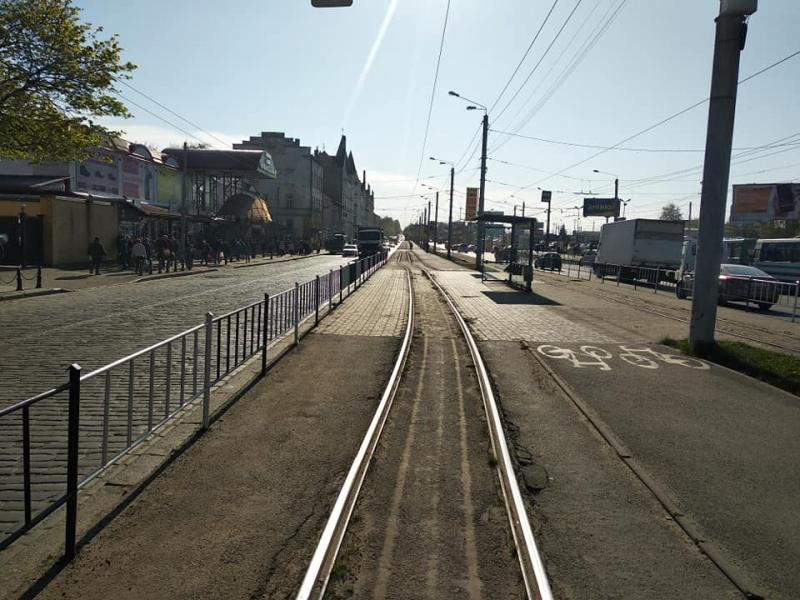 На Городоцкой обустроят временные трамвайные платформы