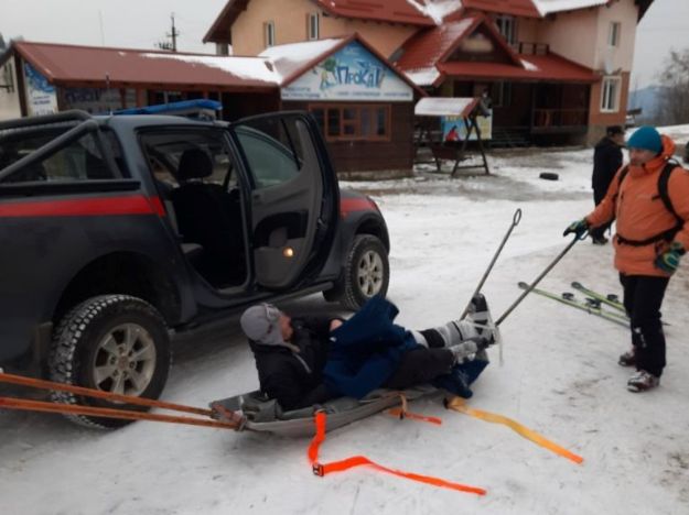 Турист травмувався під час катання на лижах на Львівщині