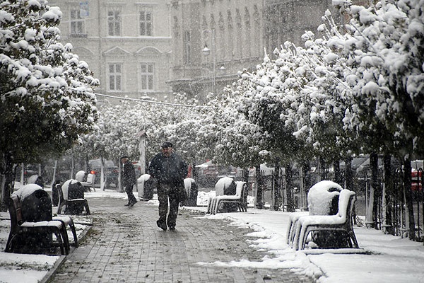 У Львові очікується мокрий сніг