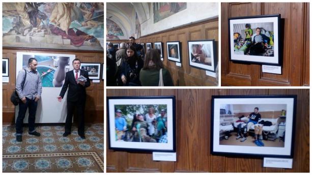 Во Львове показали фотографии раненых бойцов АТО