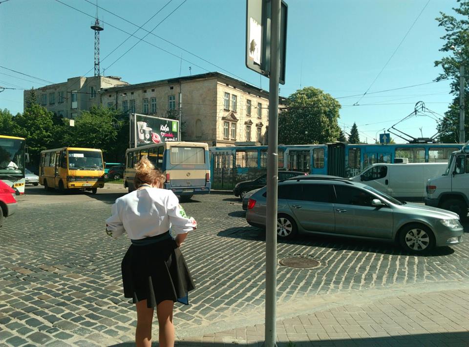 На улице Городецкой поломался трамвай