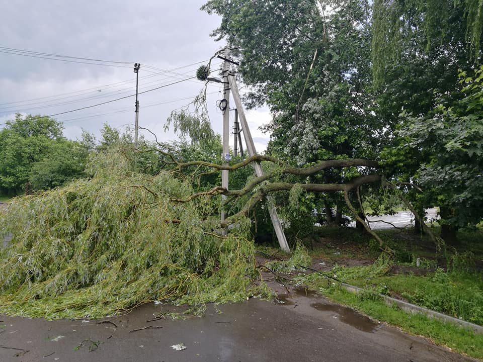 Вчерашняя стихия обесточила на Львовщине почти 200 населенных пунктов