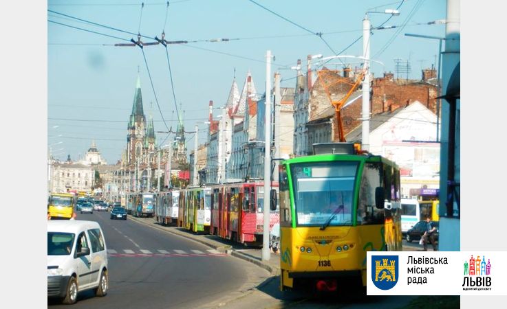 У Львові через ДТП не курсують трамваї