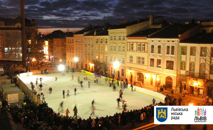 Стало відомо, коли на площі Ринок у Львові встановлять льодову ковзанку