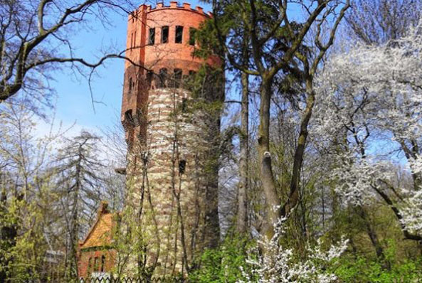 водонапорная башня, Стрыйский парк, памятник