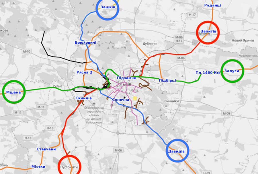 Львів'яни пропонують створити систему міського залізничного сполучення