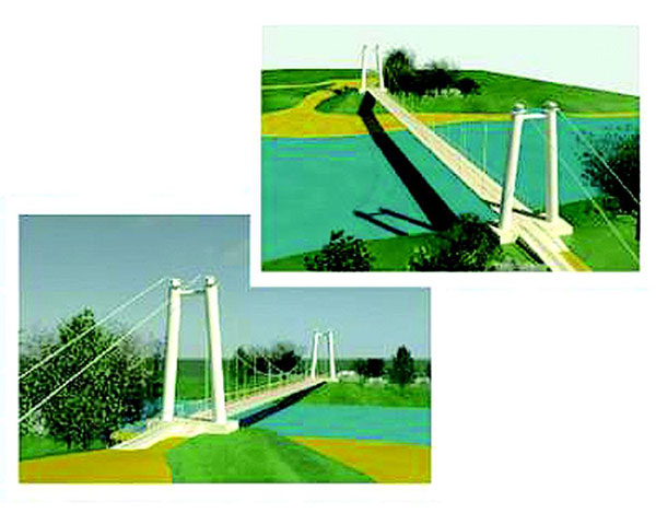 В Червонограде планируют построить новый подвесной мост