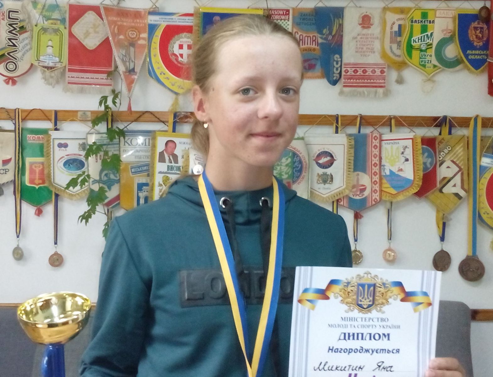 14-летняя трускавчанка завоевала золотую медаль на Tennis Europe GALYCHYNA CUP 2018