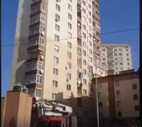 У Шевченківському районі пожежа на новобудові 
