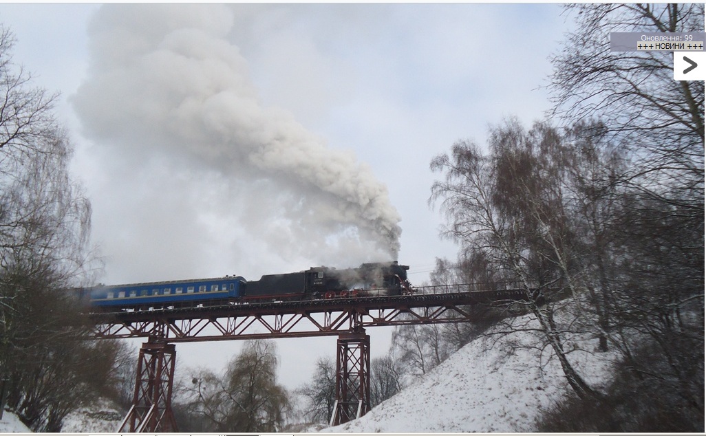 Львовская железная дорога пустит ретро-поезд на Рождество