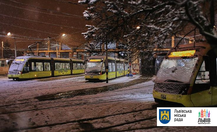 В новогоднюю ночь будут курсировать трамваи трех маршрутов