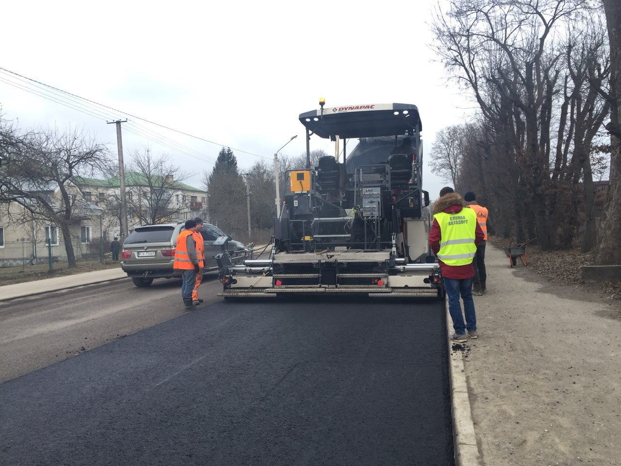 На дороге Львов-Краковец изменено движение транспорта