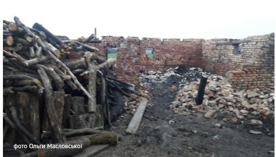 На Львівщині багатодітній матері спалили стайню з худобою