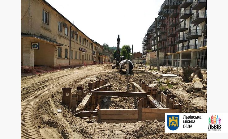 Во Львове реконструируют улицу Замарстыновкую