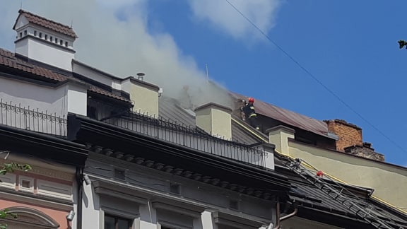 Пожежа у центрі Львова: подробиці, фото