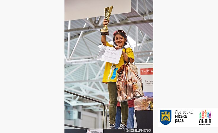 Дев’ятирічна львів’янка стала віце-чемпіонкою Європи