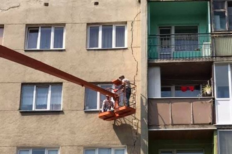 В Дрогобыче треснул еще один дом (ФОТО)