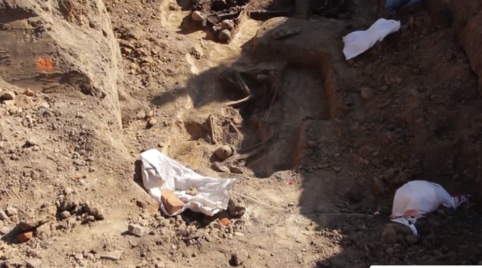 У Дрогобичі знайшли останки людей, закатованих НКВС