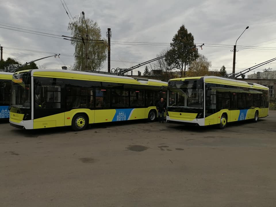 Львів отримав нові тролейбуси "Електрон" з кондиціонерами
