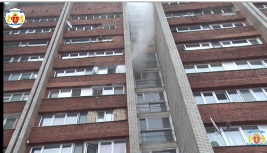 В Жолковском районе горела многоэтажка