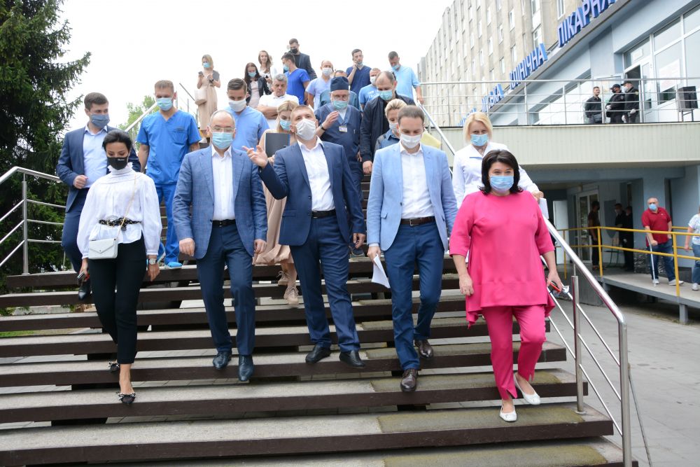 Міністр охорони здоров’я оглянув нові й майбутні відділення лікарні швидкої допомоги Львова