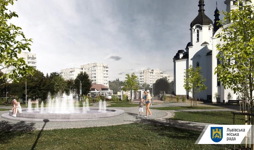 Біля церкви Благовіщення на вул. Пасічній незабаром буде новий фонтан

