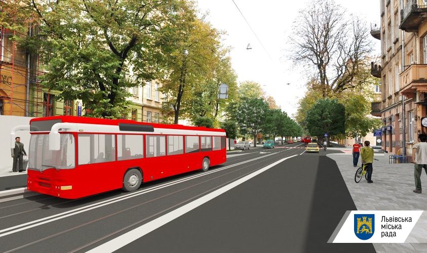 З 28 вересня розпочнеться реконструкція вул. С. Бандери: відбудуться зміни у русі 4 маршрутів