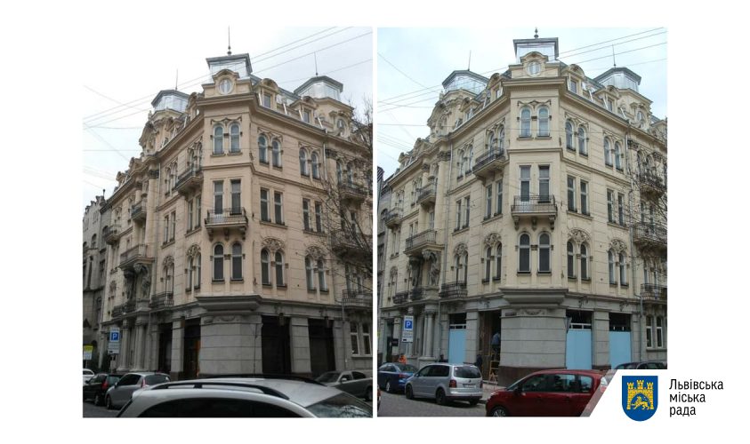 У будинку на вул. Саксаганського, 11 замінили дерев’яні вітрини на пластикові і пошкодили фасад: у мерії готують звернення в поліцію