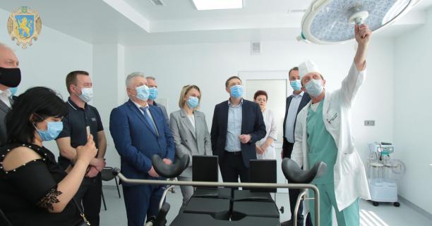 У Червоноградській міській центральній лікарні відкрили нове приймальне відділення