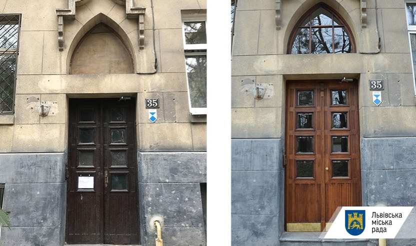 На Високому Замку у Львові відреставрували історичні двері