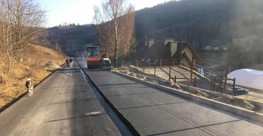 На Стрийщині завершують ремонт дороги Завадка - Козьова
