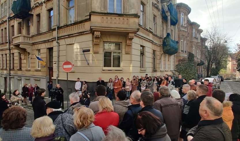 У Львові урочисто відкрили вулицю Євгена Гладишевського