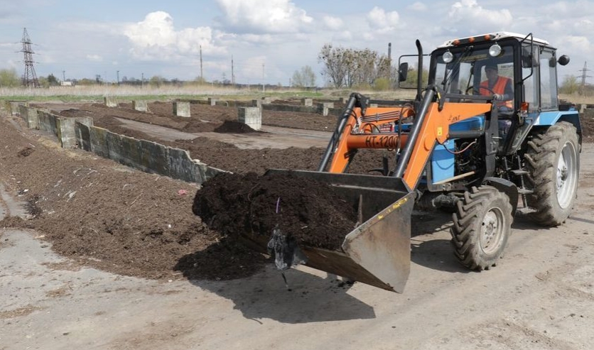 На міську станцію компостування у жовтні надійшло понад 995 тонн органічних відходів