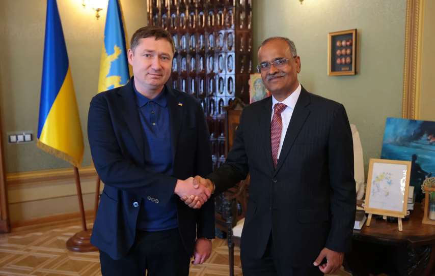 Максим Козицький зустрівся з послом Індії в Україні