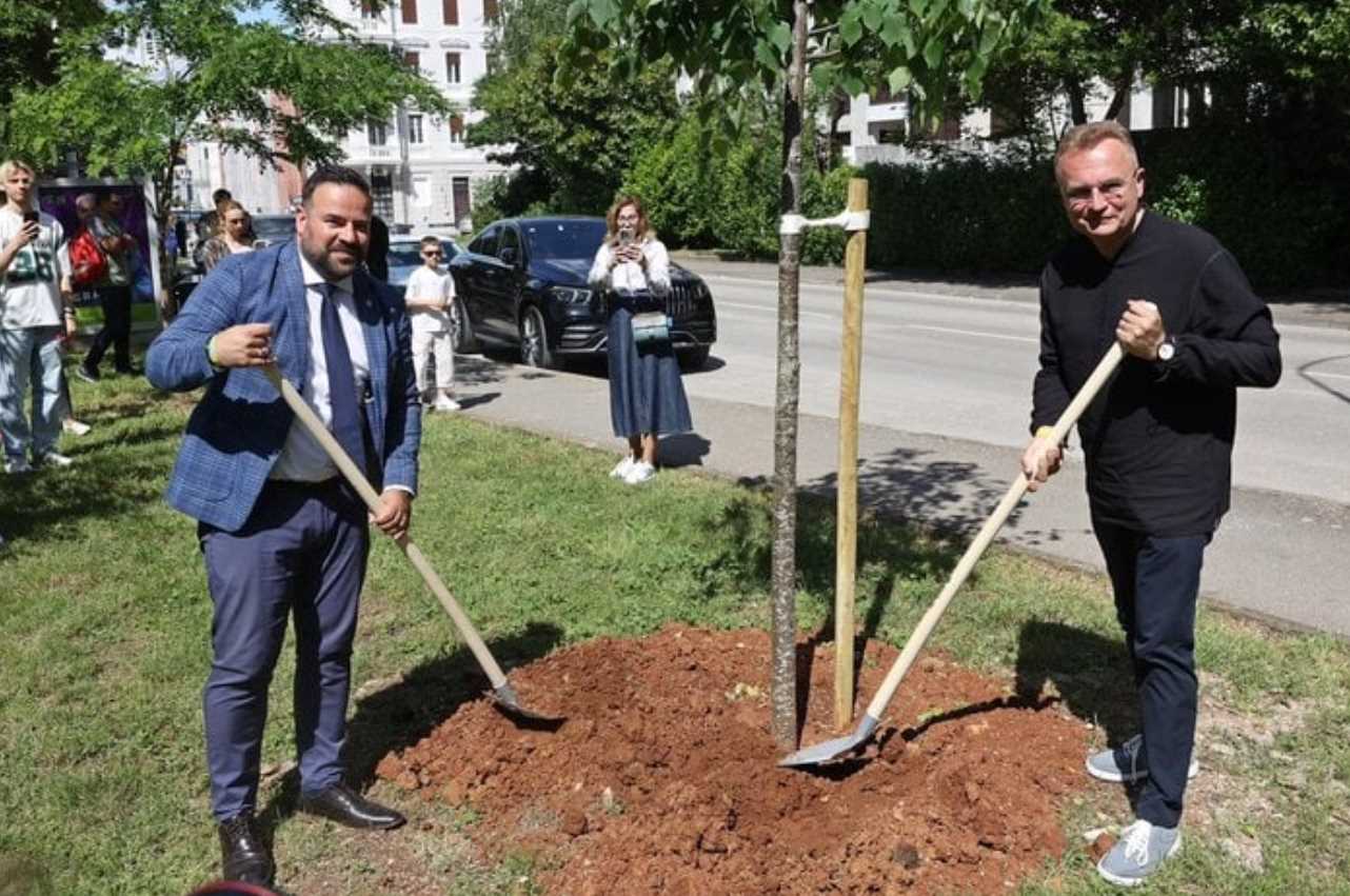 У центрі хорватського міста Пула відкрили Львівський парк