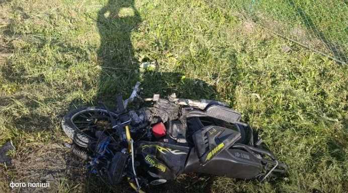 У ДТП біля Жидачева постраждали неповнолітні водій і пасажир мотоцикла
