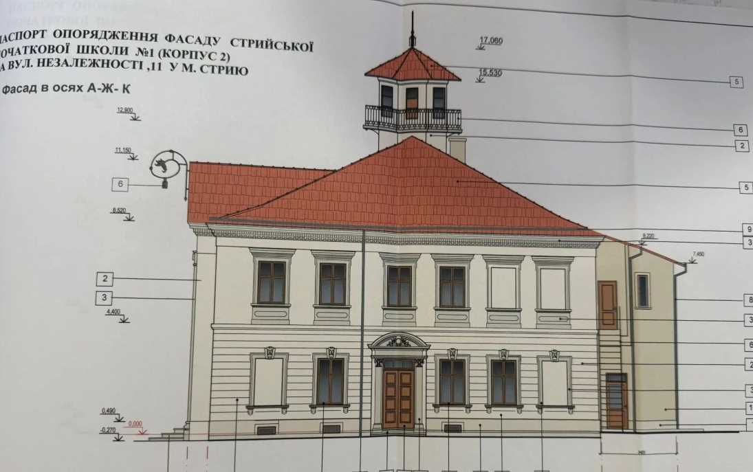 На колишньому магістраті в Стрию відбудують втрачену оглядову вежу